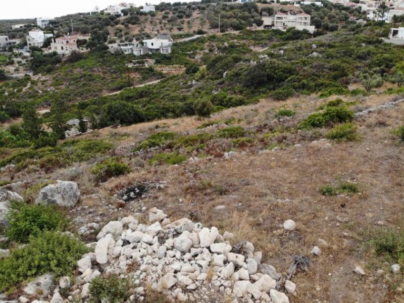 Plaka bei Chania Kreta, Plaka: Atemberaubendes Grundstück mit Panoramablick auf Meer und Berge zu verkaufen Grundstück kaufen